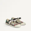 Adidași Ballerina Bay By Bay din țesătură jacquard cu broderie florală Adidași Ballerina Bay By Bay din țesătură jacquard cu broderie florală