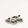 Adidași Ballerina Bay By Bay din țesătură jacquard cu broderie florală Adidași Ballerina Bay By Bay din țesătură jacquard cu broderie florală