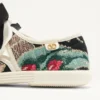 Adidași Ballerina Bay By Bay din țesătură jacquard cu broderie florală Adidași Ballerina Bay By Bay din țesătură jacquard cu broderie florală