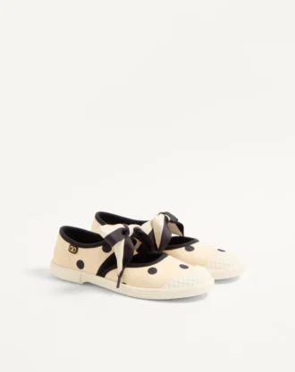 Adidași Ballerina Bay By Bay din țesătură moiré Plus De Pois