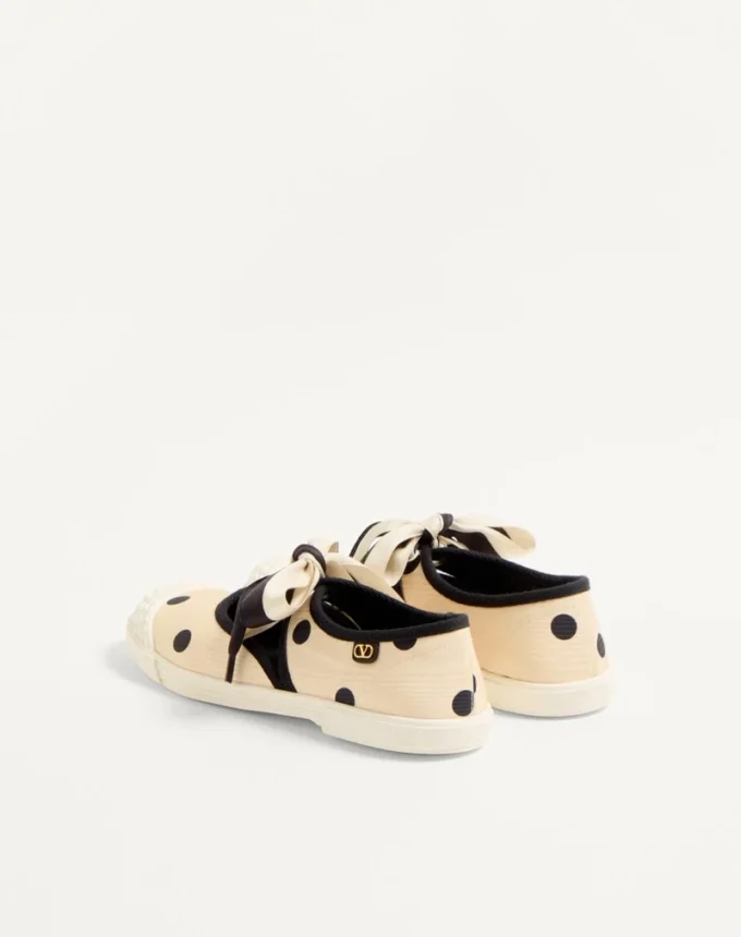 Adidași Ballerina Bay By Bay din țesătură moiré Plus De Pois Adidași Ballerina Bay By Bay din țesătură moiré Plus De Pois
