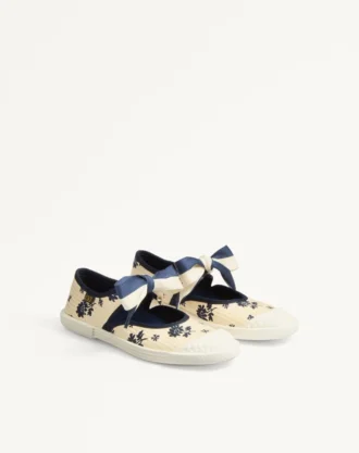 Adidași Bay By Bay Ballerina din țesătură Papier Floral