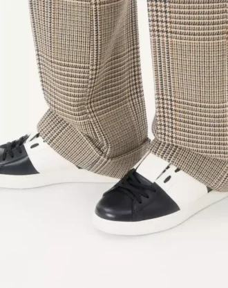 Adidași deschiși din piele de vițel