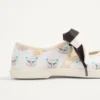 Adidași din țesătură Bay By Bay Ballerina cu imprimeu Le Chat De La Maison