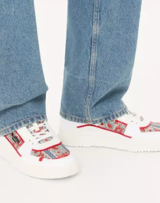 Adidași Freedots Low-Top din piele de vițel și țesătură Voyage Imaginaire