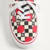 Adidași joși din țesătură Valentino Garavani și Vans cu imprimeu VLogo Checkerboard și detalii cu buline Adidași joși din țesătură Valentino Garavani și Vans cu imprimeu VLogo Checkerboard și detalii cu buline