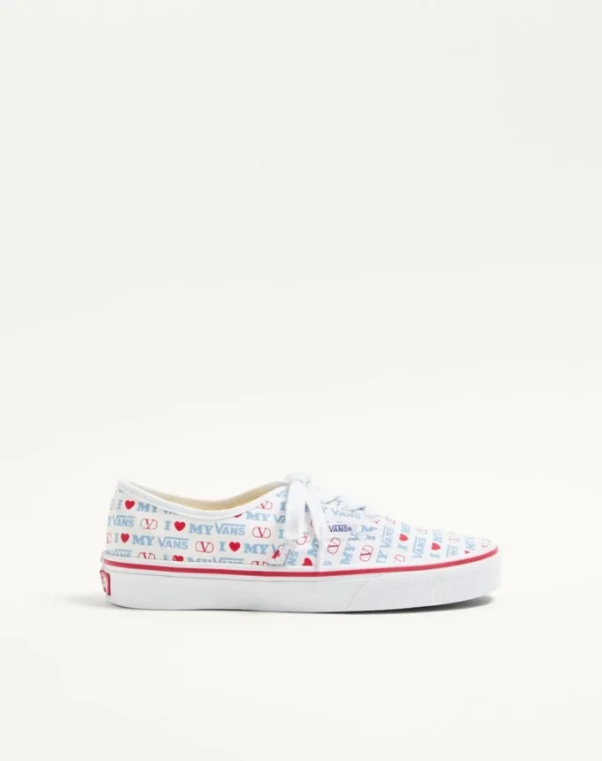 Adidași joși Valentino Garavani și Vans din țesătură cu imprimeu Valentino Vans Love Adidași joși Valentino Garavani și Vans din țesătură cu imprimeu Valentino Vans Love