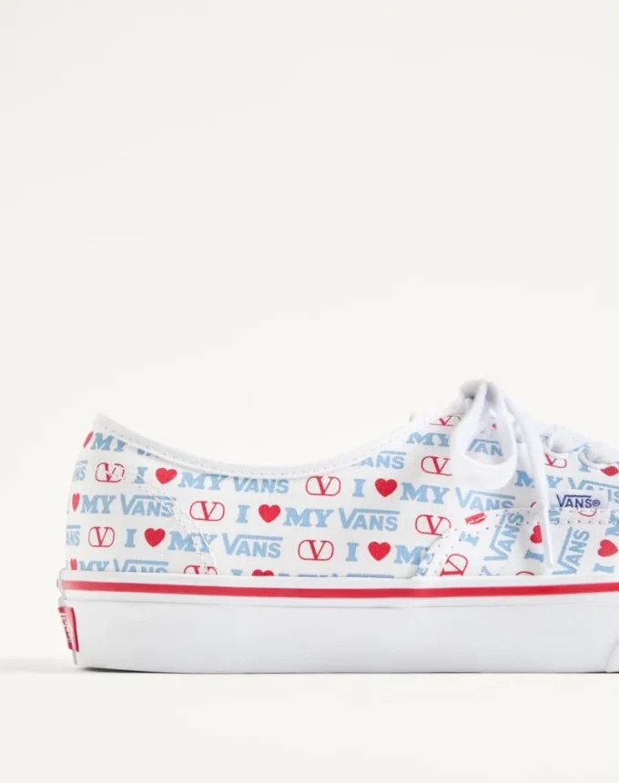 Adidași joși Valentino Garavani și Vans din țesătură cu imprimeu Valentino Vans Love Adidași joși Valentino Garavani și Vans din țesătură cu imprimeu Valentino Vans Love