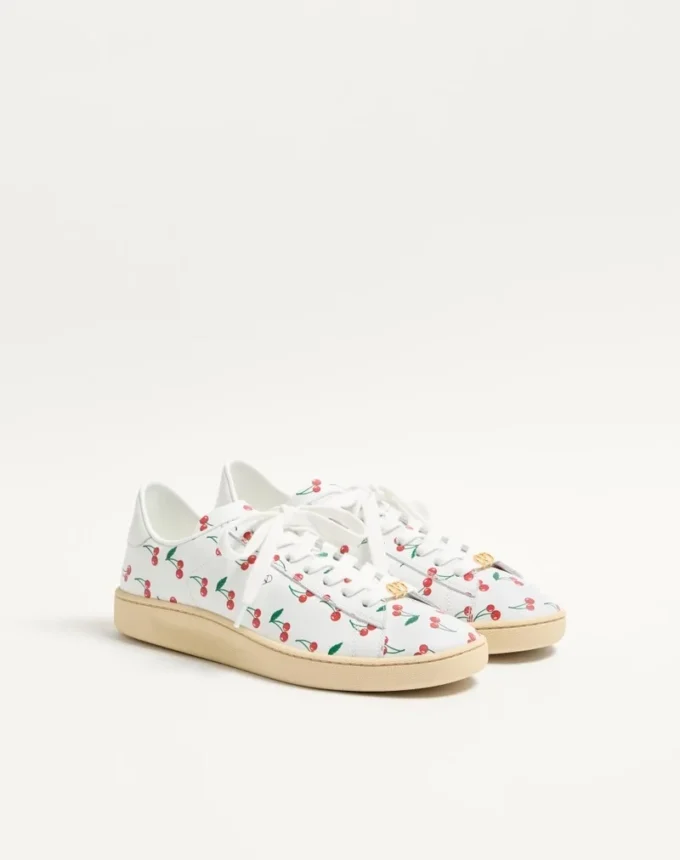 Adidași Royco din piele de vițel nappa cu model Cherryfic