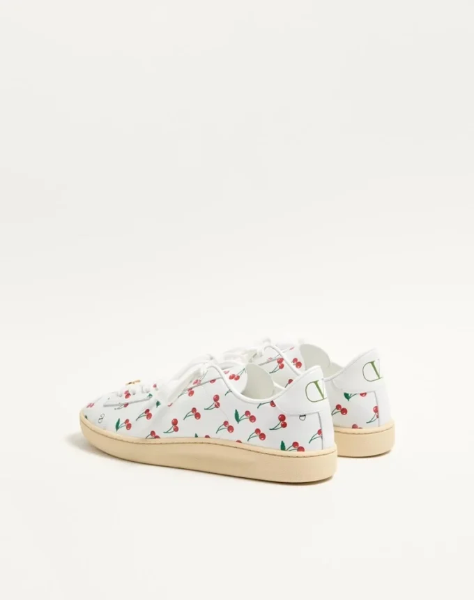 Adidași Royco din piele de vițel nappa cu model Cherryfic