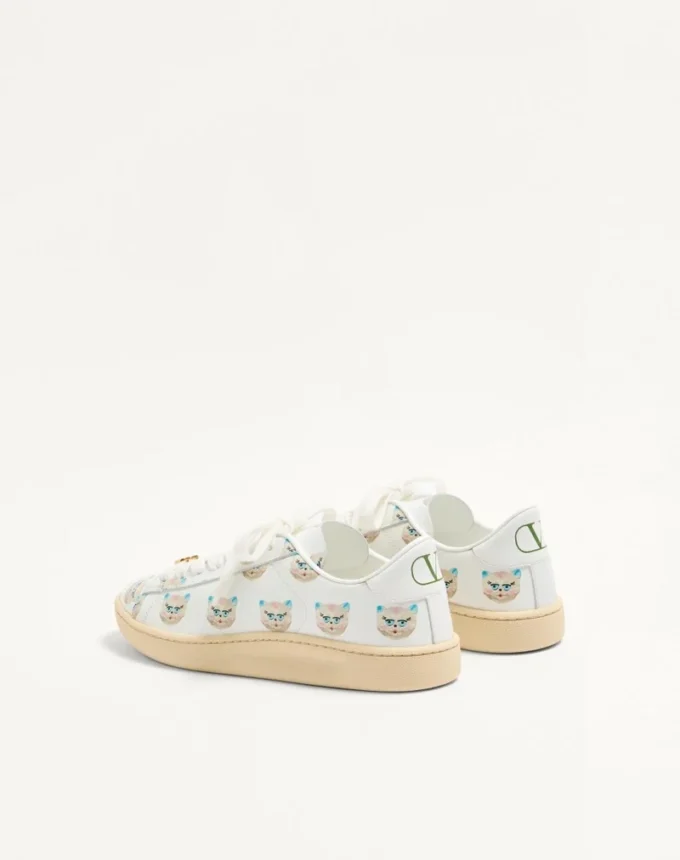 Adidași Royco din piele de vițel nappa cu motiv Le Chat De La Maison Adidași Royco din piele de vițel nappa cu motiv Le Chat De La Maison
