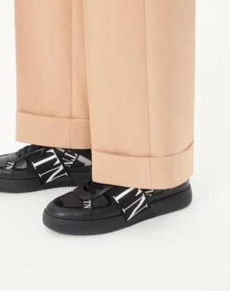 Adidași Vl7N din piele de vițel cu benzi