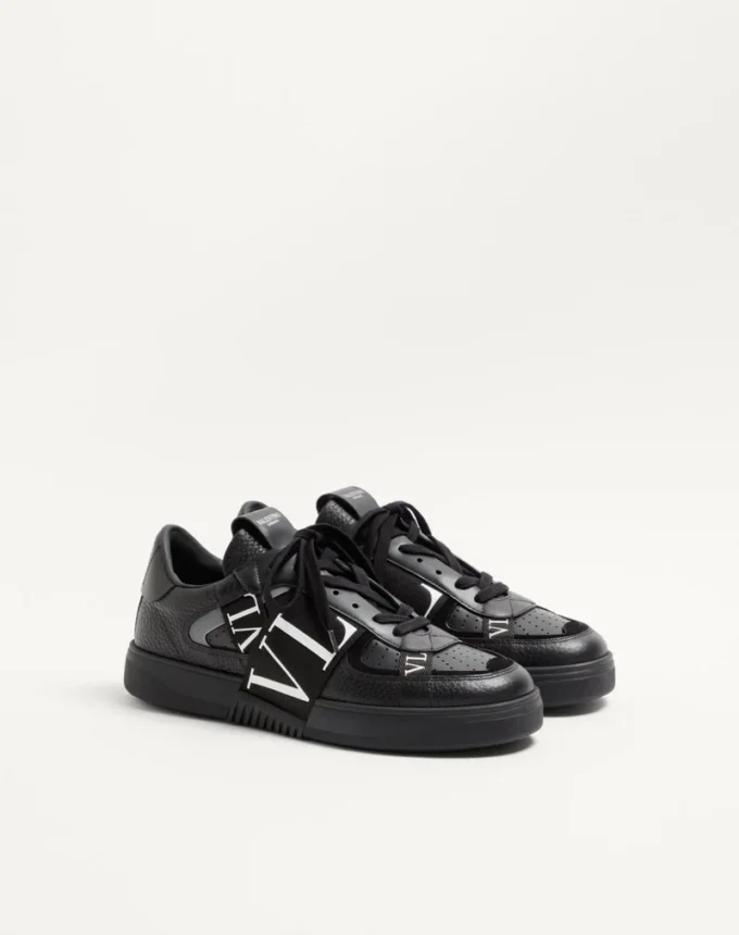 Adidași Vl7N din piele de vițel cu benzi