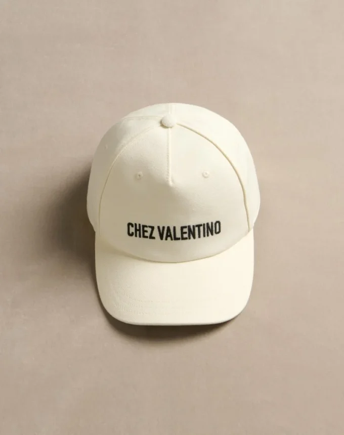 Șapcă de baseball din bumbac Chez Valentino