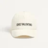 Șapcă de baseball din bumbac Chez Valentino cu broderie