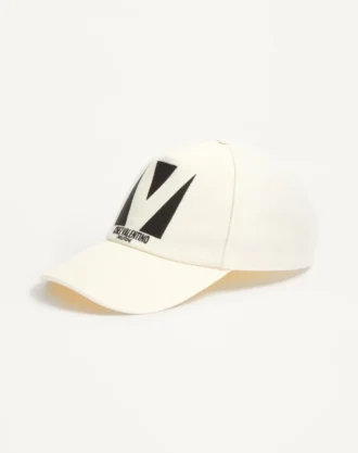 Șapcă de baseball din bumbac Chez Valentino cu broderie
