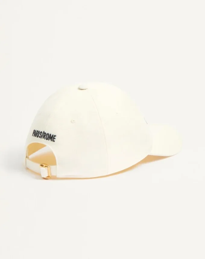 Șapcă de baseball din bumbac Chez Valentino cu broderie
