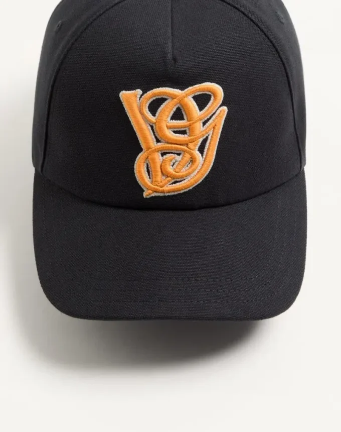 Șapcă de baseball din bumbac Valentino Garavani cu broderie