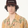 Șapcă de baseball din catifea Chez Valentino cu broderie