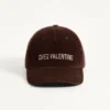 Șapcă de baseball din catifea Chez Valentino cu broderie