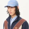 Șapcă de baseball din denim Chez Valentino cu broderie