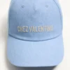 Șapcă de baseball din denim Chez Valentino cu broderie