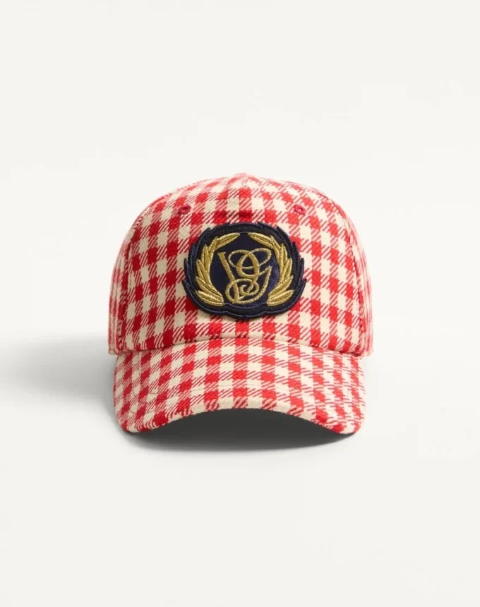 Șapcă de baseball Valentino Garavani din bumbac și lână cu patch