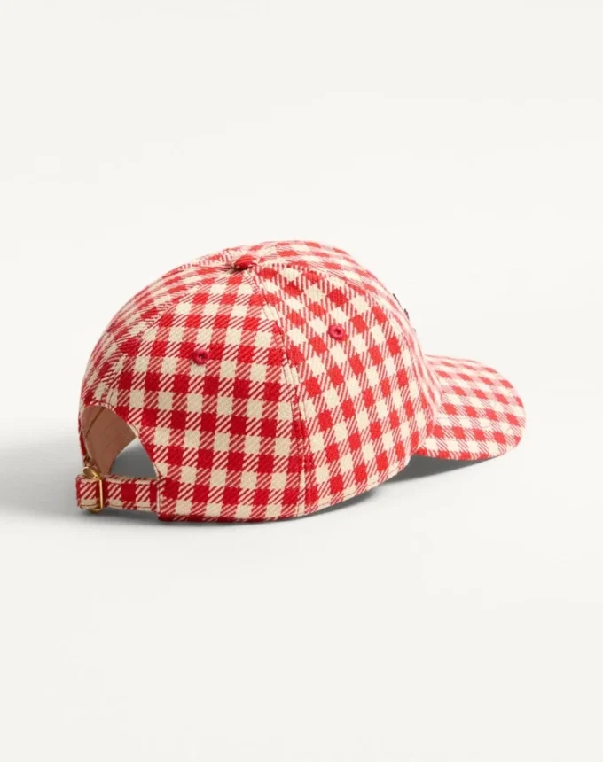 Șapcă de baseball Valentino Garavani din bumbac și lână cu patch