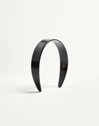 Bandă pentru păr Vlogo Signature din rășină, metal și cristale