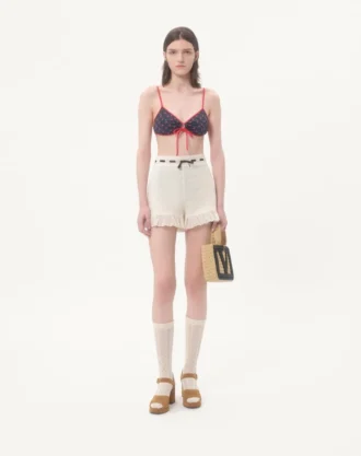 Bikini din lycra cu imprimeu Cherryfic