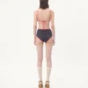 Bikini din lycra cu imprimeu Cherryfic