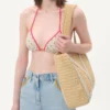 Bikini din lycra cu imprimeu Gelatini și buline