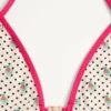 Bikini din lycra cu imprimeu Gelatini și buline