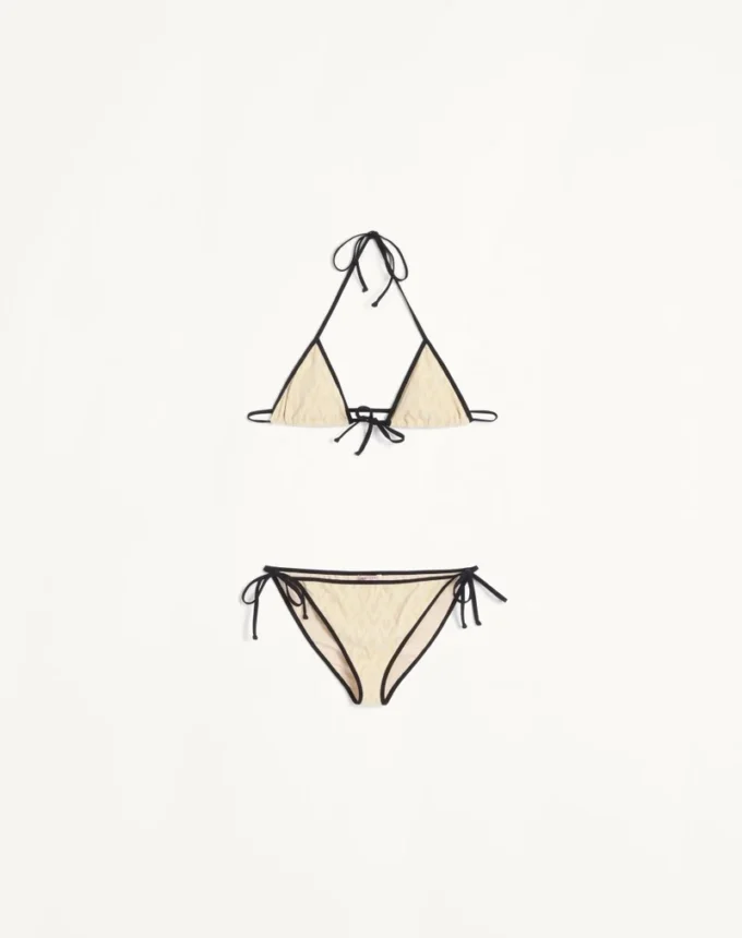 Bikini din lycra jacquard Toute La V