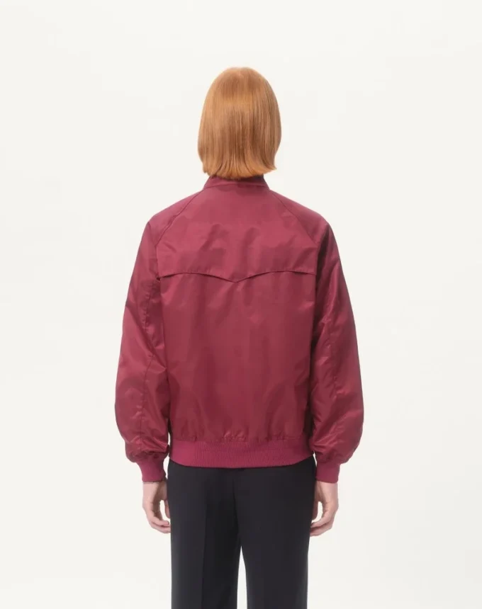 Blouson din nailon cu patch VLogo Blouson din nailon cu patch VLogo