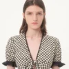 Bluză din poplin cu imprimeu Plus De Pois Bluză din poplin cu imprimeu Plus De Pois