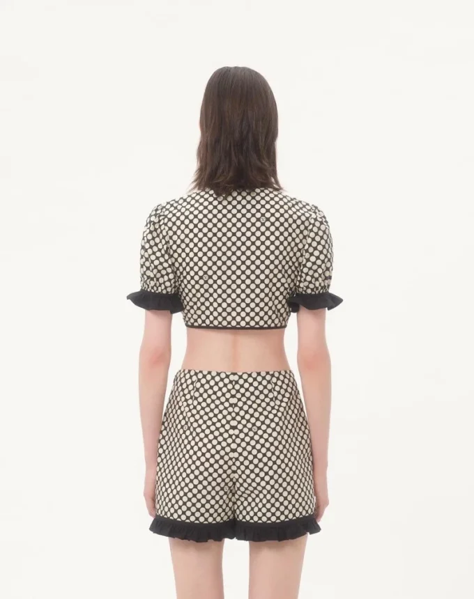 Bluză din poplin cu imprimeu Plus De Pois Bluză din poplin cu imprimeu Plus De Pois