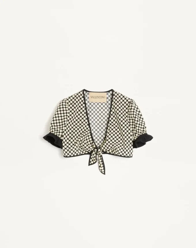Bluză din poplin cu imprimeu Plus De Pois Bluză din poplin cu imprimeu Plus De Pois