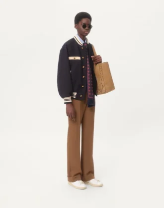 Bomber din tweed de bumbac
