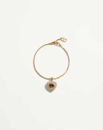 Brățară Coeur Royal din metal, email și cristale Swarovski®