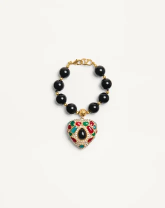 Brățară Coeur Royal din metal, rășină, email și cristale Swarovski®