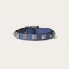 Brățară din piele Rockstud cu ținte din ruteniu