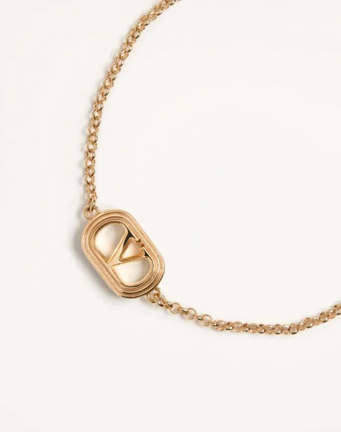 Brățară ovală din metal și perle Swarovski® Brățară ovală din metal și perle Swarovski®