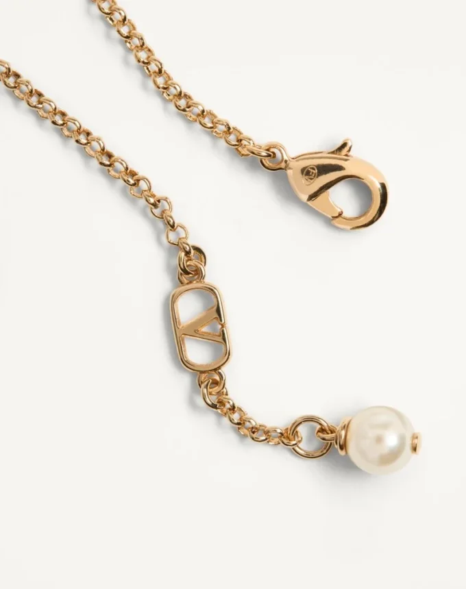 Brățară ovală din metal și perle Swarovski® Brățară ovală din metal și perle Swarovski®