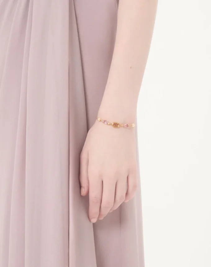 Brățară Ovalette din metal, perle și cristale Swarovski® Brățară Ovalette din metal, perle și cristale Swarovski®