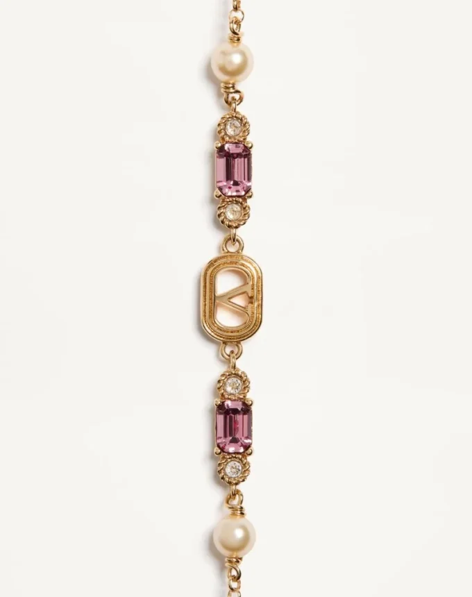 Brățară Ovalette din metal, perle și cristale Swarovski® Brățară Ovalette din metal, perle și cristale Swarovski®