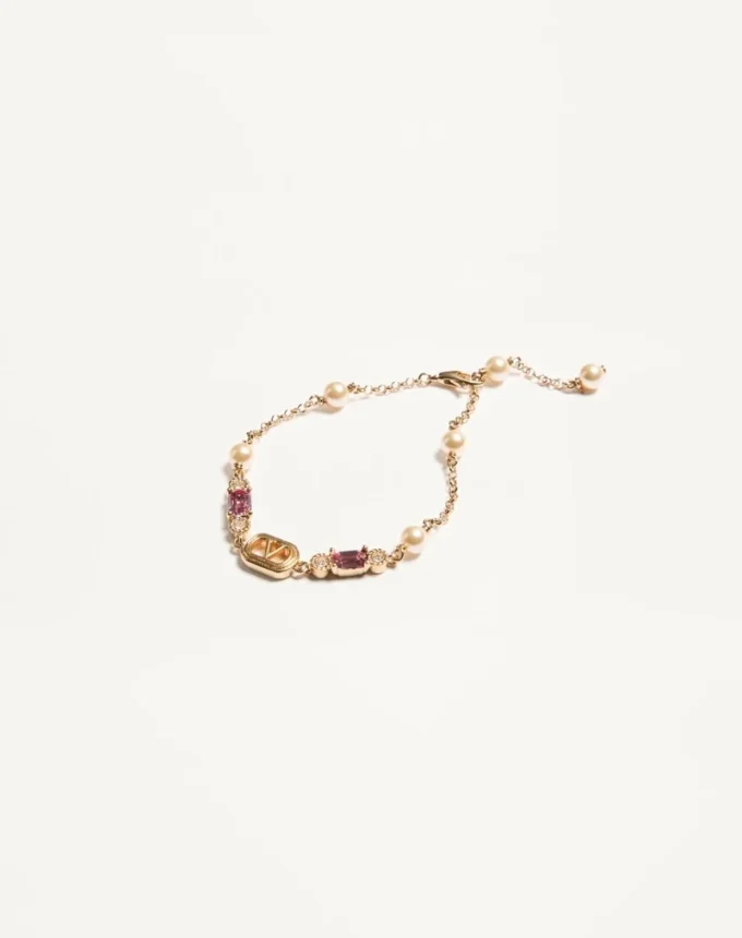 Brățară Ovalette din metal, perle și cristale Swarovski® Brățară Ovalette din metal, perle și cristale Swarovski®