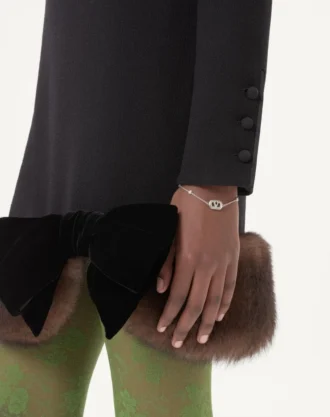 Brățară Vlogo Signature din metal, perle și cristale Swarovski®