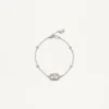 Brățară Vlogo Signature din metal, perle și cristale Swarovski® Brățară Vlogo Signature din metal, perle și cristale Swarovski®