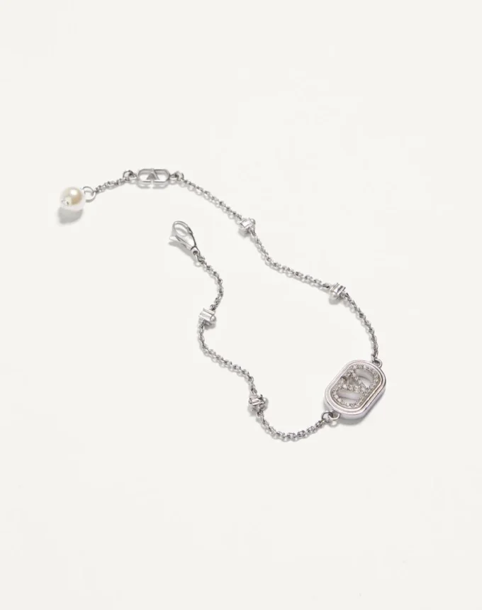 Brățară Vlogo Signature din metal, perle și cristale Swarovski® Brățară Vlogo Signature din metal, perle și cristale Swarovski®